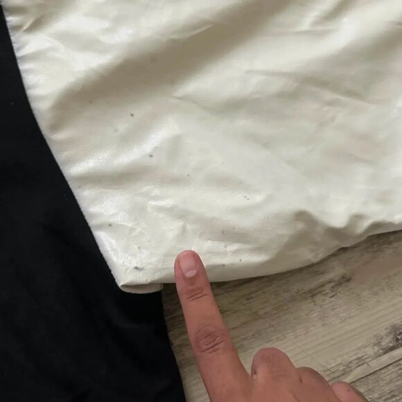 Vintage Starbury Leather Bomber Jacket Size XL Stephon Marbury NYC - Picture 9 of 10